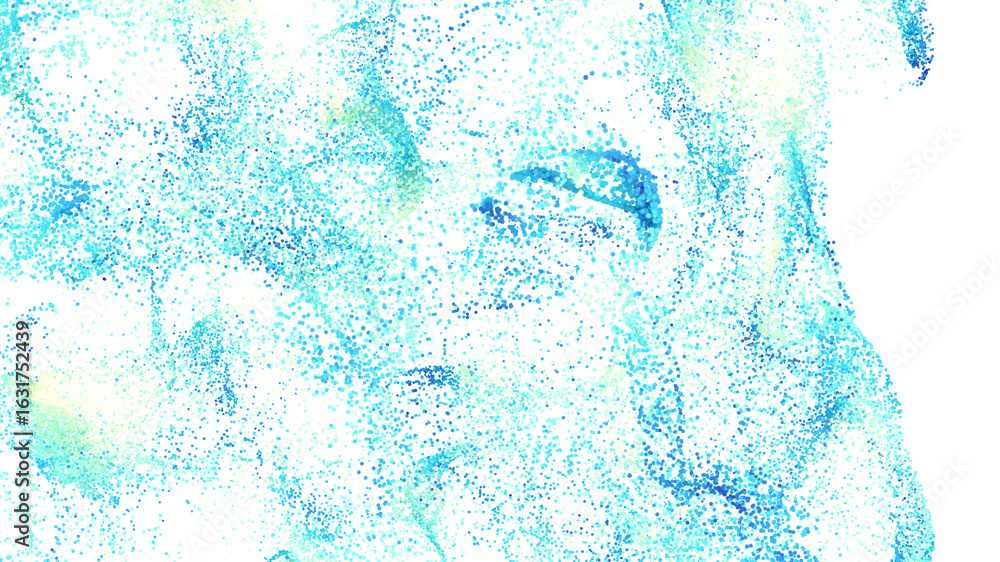 Aufkleber high-resolution abstract image featuring a blend of blue and white dots. perfect for backgrounds and
