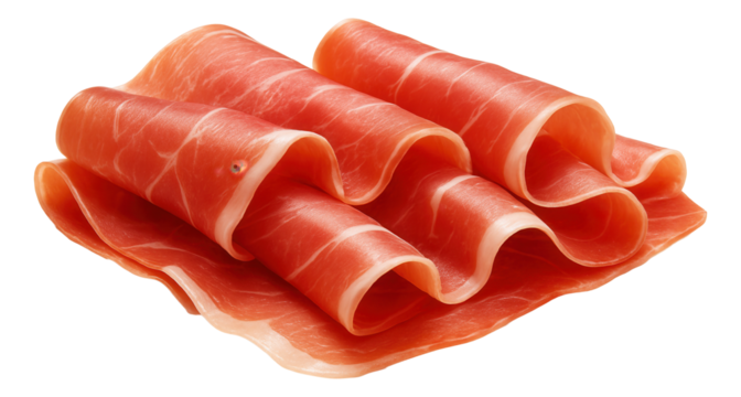 A serving of ceviche arranged on a cushion of lime leaves, with visible chunks of fish and diced vegetables.