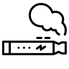 Vape pen icon vector illustration