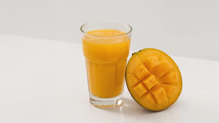 Studio quality mango juice image