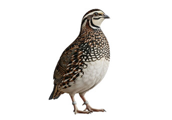 California quail bird isolated on transparent background