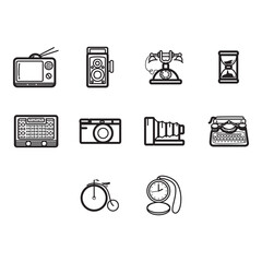 vintage clip art set