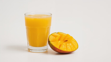 Studio quality mango juice image