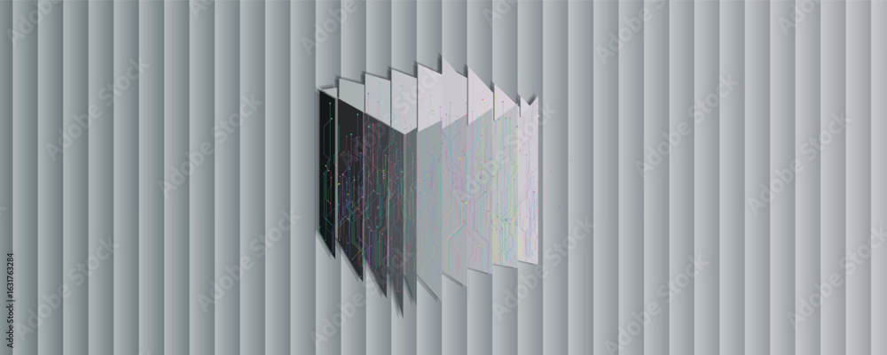 Poster abstract futuristic interface high technology and science background