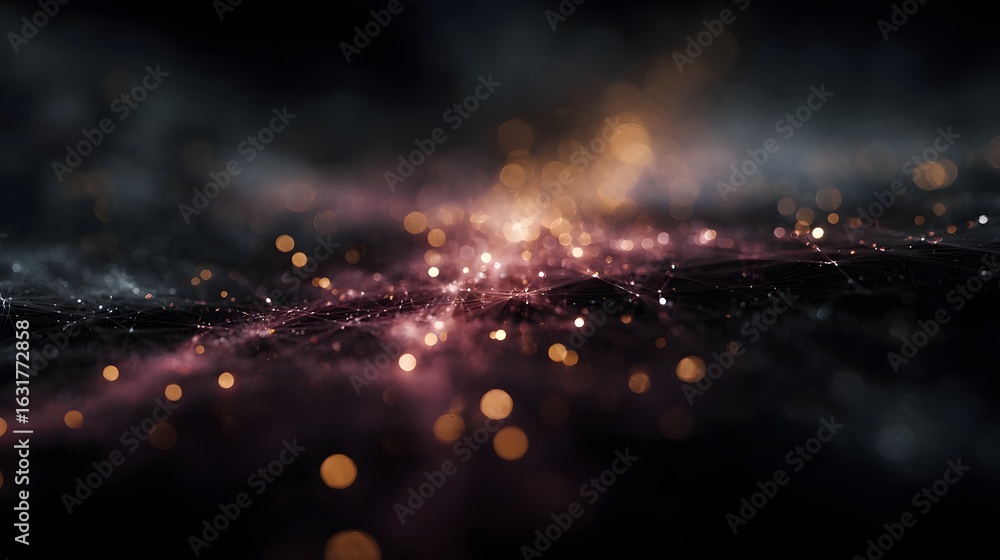 Canvas Prints ethereal abstract lighting visualization