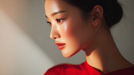 portrait of a young woman