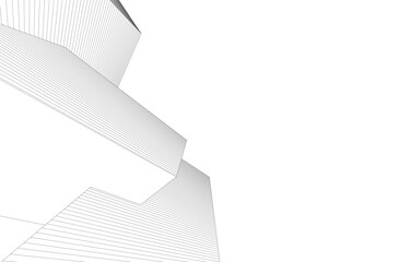 abstract architecture, vector background