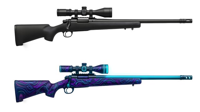 M24 Sniper Rifle Comparison &ndash; Standard vs Game-Inspired Design