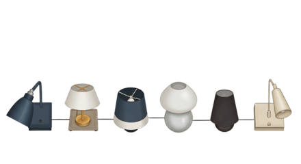 Variety of lamps illustration