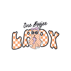 Boojee lady Halloween groovy boo bow, Happy Halloween groovy designs