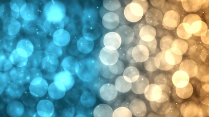 Obraz premium Spiraling Light Dance, a mesmerizing swirl of color transitioning from cool blues to warm golds against a deep space backdrop, evoking infinity and motion.