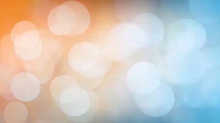 Fototapeta premium Warm Golden Bokeh Glow, soft blurred background with circular light patterns, evoking a cozy evening ambiance in rich amber tones.