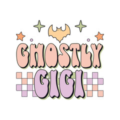 Ghostly Gigi Groovy Halloween season