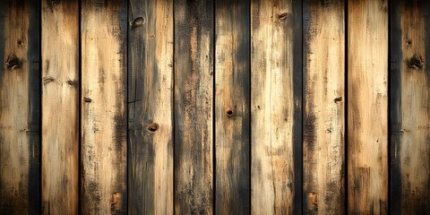 Wooden planks arranged vertically create a rustic background for various design projects and crafts