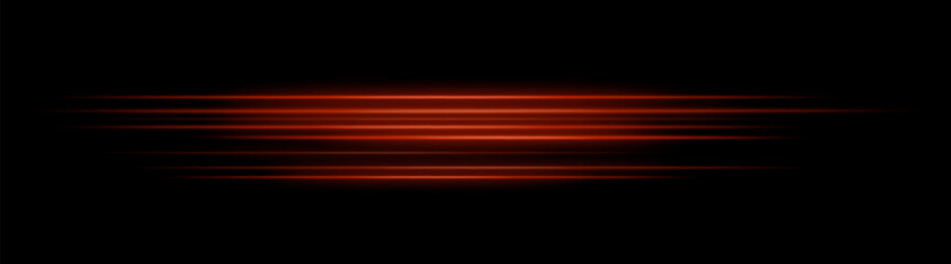 Lightline. Horizontal layered beams forming wide blur with symmetric flow. Composition evokes fast movement and glowing streak on dark backdrop.