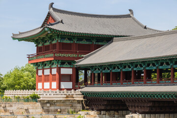 Fototapeta premium Woljeonggyo Bridge in Gyeongju, South Korea