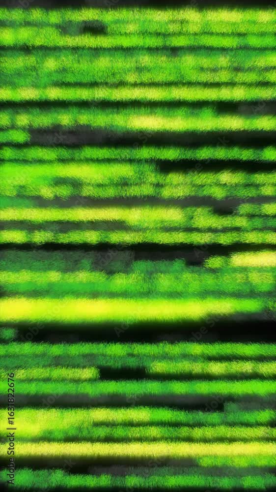 Poster colorful abstract motion creates a striking dynamic background with fluid green and black patterns.