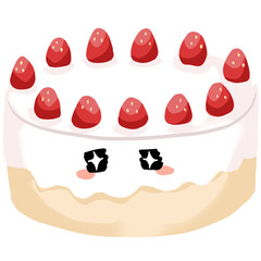 cake with strawberry