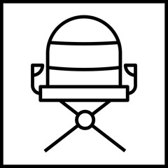 Director’s Chair Icon Design