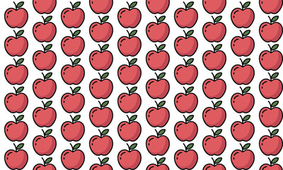 seamless pattern with apples
