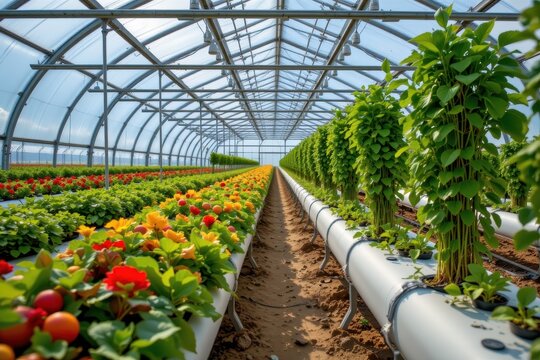 greenhouses use iot systems to control temperature humidity and lighting automatically creating ideal growing environments and increasing efficiency in smart plant production