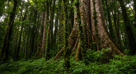 Fototapeta premium Towering Ancient Jungle