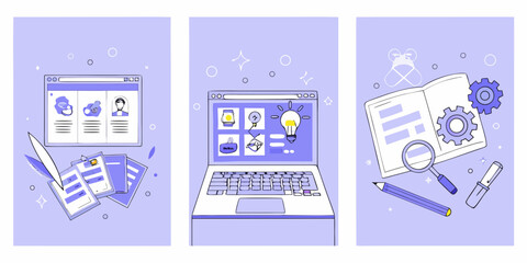 Digital brainstorming and project planning with creative tools © Piku