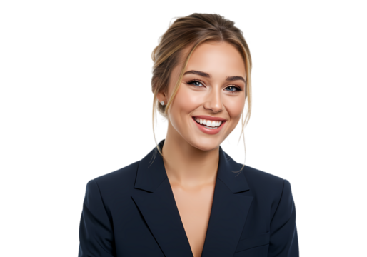 Portrait of a Smiling Young Businesswoman