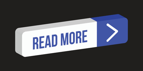 3D Read More Button with Arrow Icon