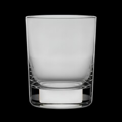 Elegant clear glass tumbler, perfect for showcasing your beverage in a modern and minimalist style