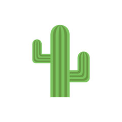 Illustration of Pixel Art Cactus: Southwestern Desert Plant Illustration vector