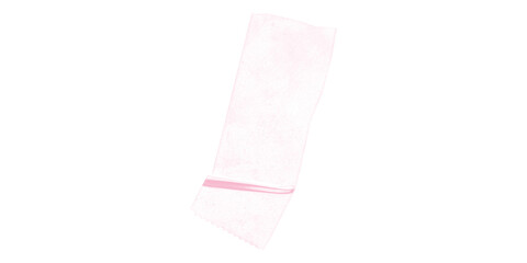 horizontal pink tape, soft transparent duct strip with wrinkle texture for collage mockup overlays visual repair graphics and modern pastel design elements

