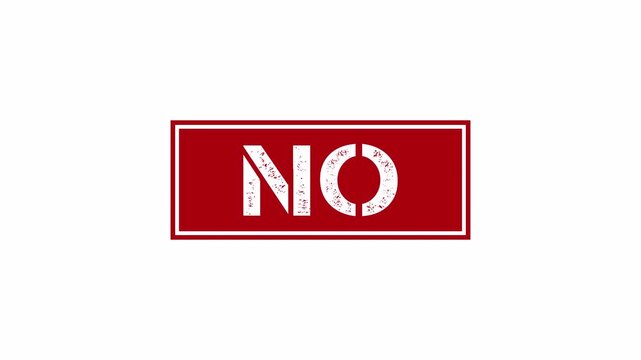 no red stamp animation on white background for rejections, denials, and warning documents