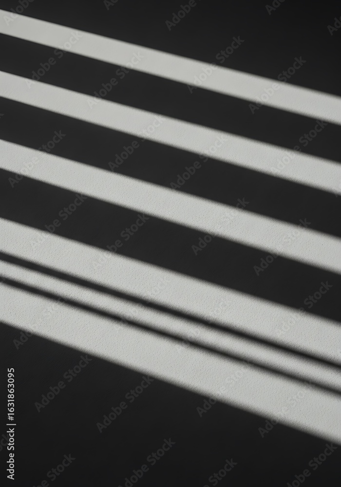 Aufkleber abstract interplay of light and shadow forming parallel linear patterns and rhythms