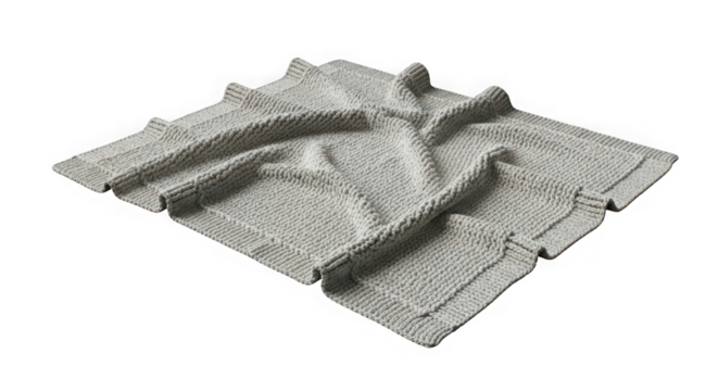 Intricate 3d printed topographical model of a landscape