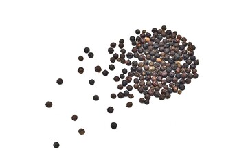 thai herbal medicine photo with white background, dried spices, used for medicine and food.