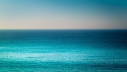 Obraz premium a serene gradient transitioning from soft aquamarine to deep teal evokes calm feeling