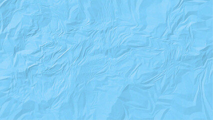 Modern Blue Crumpled Paper Texture — Aesthetic Folded Surface with Organic Wrinkles and Soft Shadows for Trendy Design, Minimalist Backdrops, and Digital or Print Visuals