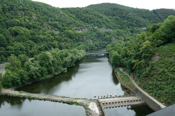 see fluss sperre wasser natur