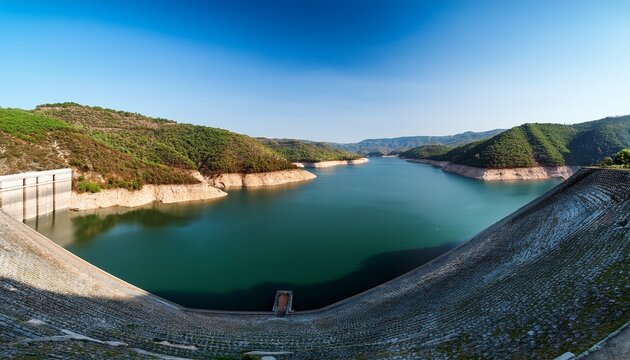 a reservoir on the taf fechan river showcases the impacts of climate change on water availability and the need for sustainable practices
