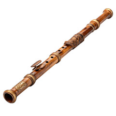 Naklejka premium The wooden Musical Instrument flute png