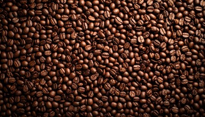 Roasted Coffee Beans Close-up, Perfect for Coffee Shop and Cafe Backgrounds
