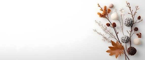 Autumnal Flat Lay Dried