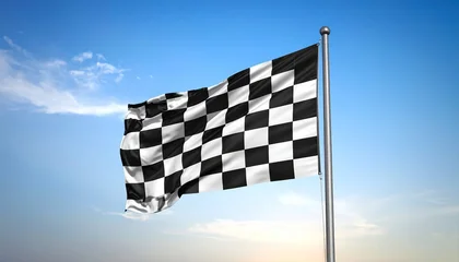  checkered racing flag © Nidae