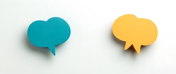 Colorful dialogue bubbles