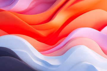 Colorful layered waves in abstract pattern for bold and artistic backgrounds