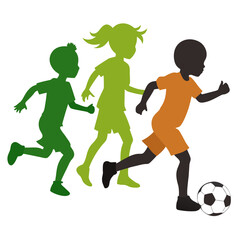 soccer player with ball