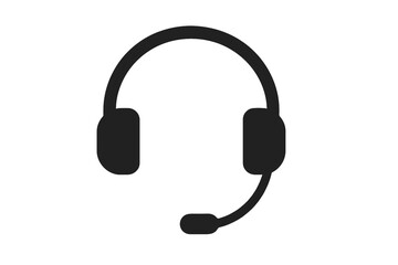 headphones icon vector illustration isolated on white background