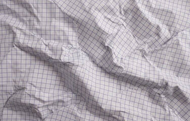 Retro-style designs often use wrinkled graph paper texture as an attractive and nostalgic background element.