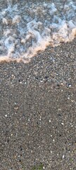 water on the beach